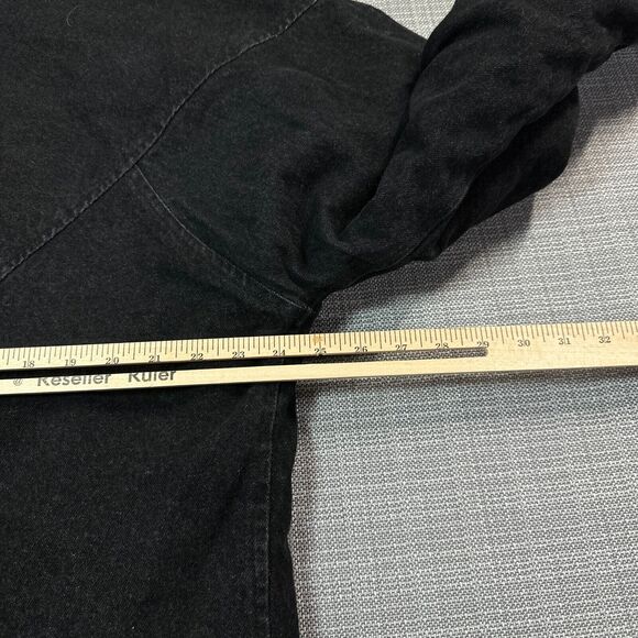 Mob Wife Faux Fur Cheetah Jacket Large Hooded Reversible to Denim Maximalist - Picture 8 of 12